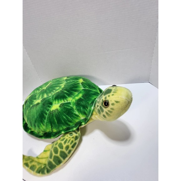 Tiger Tale Toys Plush 20” Giant Green Turtle Children's Soft Animal Stuffed - Picture 9 of 10